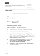 Journal of the 268th Plenary Meeting of the Permanent Council (fr)