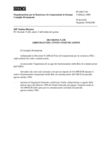 Permanent Council Decision No. 338 (it)