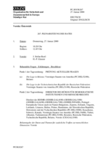 Journal of the 267th Plenary Meeting of the Permanent Council (de)