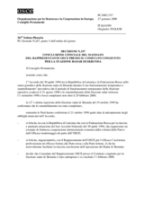 Permanent Council Decision No. 337 (it)