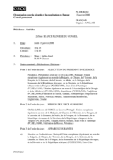 Journal of the 265th Plenary Meeting of the Permanent Council (fr)