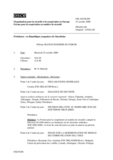 Journal of the 303rd Plenary Meeting of the Forum for Security Co-operation (fr)