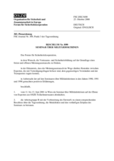 Forum for Security Co-operation Decision No. 8/00 - Seminar on Military Doctrines (de)