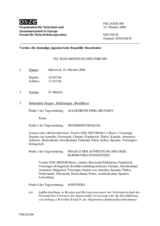 Journal of the 302nd Plenary Meeting of the Forum for Security Co-operation (de)