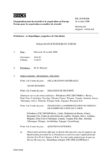 Journal of the 302nd Plenary Meeting of the Forum for Security Co-operation (fr)