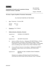 Journal of the 301st Plenary Meeting of the Forum for Security Co-operation