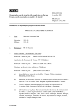 Journal of the 300th Plenary Meeting of the Forum for Security Co-operation (fr)