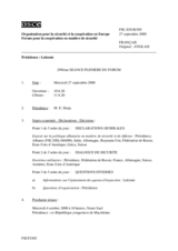 Journal of the 299th Plenary Meeting of the Forum for Security Co-operation (fr)