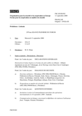 Journal of the 297th Plenary Meeting of the Forum for Security Co-operation (fr)