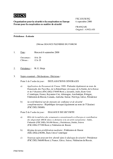 Journal of the 296th Plenary Meeting of the Forum for Security Co-operation (de)