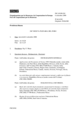 Journal of the 296th Plenary Meeting of the Forum for Security Co-operation (it)