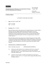 Journal of the 294th Plenary Meeting of the Forum for Security Co-operation (it)