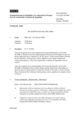 Journal of the 294th Plenary Meeting of the Forum for Security Co-operation (es)