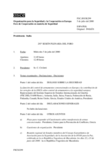 Journal of the 293rd Plenary Meeting of the Forum for Security Co-operation (es)