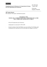 Forum for Security Co-operation Decision No. 5/00 - Nomination of the Co-ordinator to guide the work within Working Group B (it)