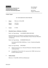 Journal of the 287th Plenary Meeting of the Forum for Security Co-operation (de)