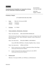 Journal of the 287th Plenary Meeting of the Forum for Security Co-operation (es)