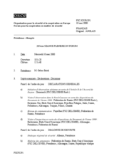 Journal of the 285th Plenary Meeting of the Forum for Security Co-operation (fr)