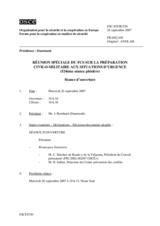 Journal of the 524th Special Plenary Meeting of the Forum for Security Co-operation (fr)