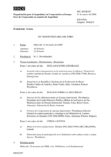 Journal of the 281st Plenary Meeting of the Forum for Security Co-operation (es)