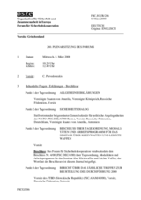 Journal of the 280th Plenary Meeting of the Forum for Security Co-operation (de)