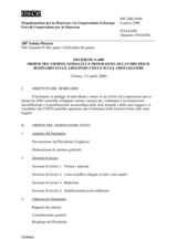 Forum for Security Co-operation Decision No. 4/00 - Agenda, modalities and work programme for the Seminar on Small Arms and Light Weapons (it)