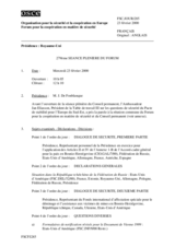 Journal of the 279th Plenary Meeting of the Forum for Security Co-operation (fr)