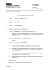 Journal of the 278th Plenary Meeting of the Forum for Security Co-operation (de)