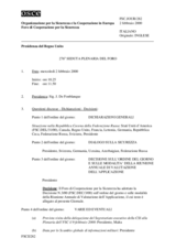 Journal of the 276th Plenary Meeting of the Forum for Security Co-operation (it)