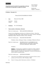 Journal of the 276th Plenary Meeting of the Forum for Security Co-operation (fr)