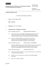 Journal of the 277th Plenary Meeting of the Forum for Security Co-operation (it)