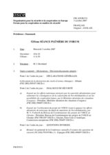 Journal of the 525th Plenary Meeting of the Forum for Security Co-operation (fr)