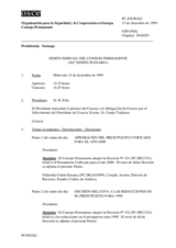 Journal of the 262nd Special Plenary Meeting of the Permanent Council (es)