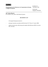 Permanent Council Decision No. 327 (it)