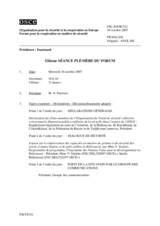 Journal of the 526th Plenary Meeting of the Forum for Security Co-operation (fr)