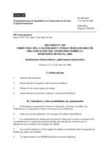 Permanent Council Decision No. 605 (es)