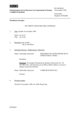 Journal of the 258th Plenary Meeting of the Permanent Council (it)