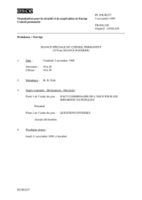 Journal of the 257th Special Plenary Meeting of the Permanent Council (fr)