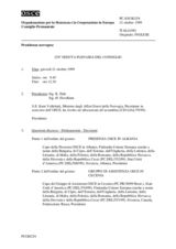 Journal of the 254th Plenary Meeting of the Permanent Council (it)