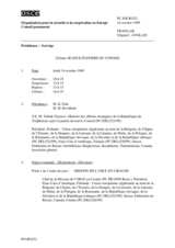 Journal of the 252nd Plenary Meeting of the Permanent Council (fr)