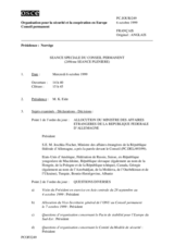 Journal of the 249th Special Plenary Meeting of the Permanent Council (fr)