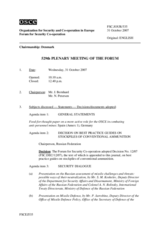 Journal of the 529th Plenary Meeting of the Forum for Security Co-operation