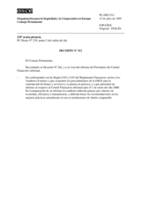 Permanent Council Decision No. 312 (es)