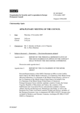 Journal of the 687th Plenary Meeting of the Permanent Council