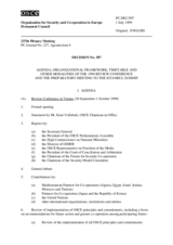 Permanent Council Decision No. 307