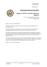 Reply by the Delegation of the United States of America to the statement made by Mr. Javier Ruperez, Executive Director of the United Nations Counter-Terrorism Committee Executive Directorate (CTED)