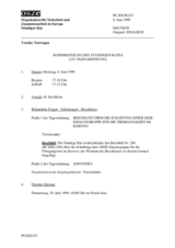 Journal of the 233rd Special Plenary Meeting of the Permanent Council (de)