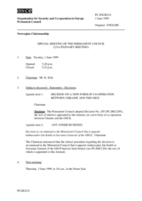 Journal of the 231st Special Plenary Meeting of the Permanent Council