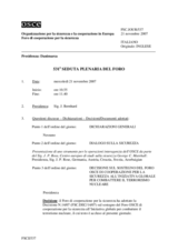 Journal of the 531th Plenary Meeting of the Forum for Security Co-operation (it)