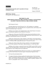 Permanent Council Decision No. 810